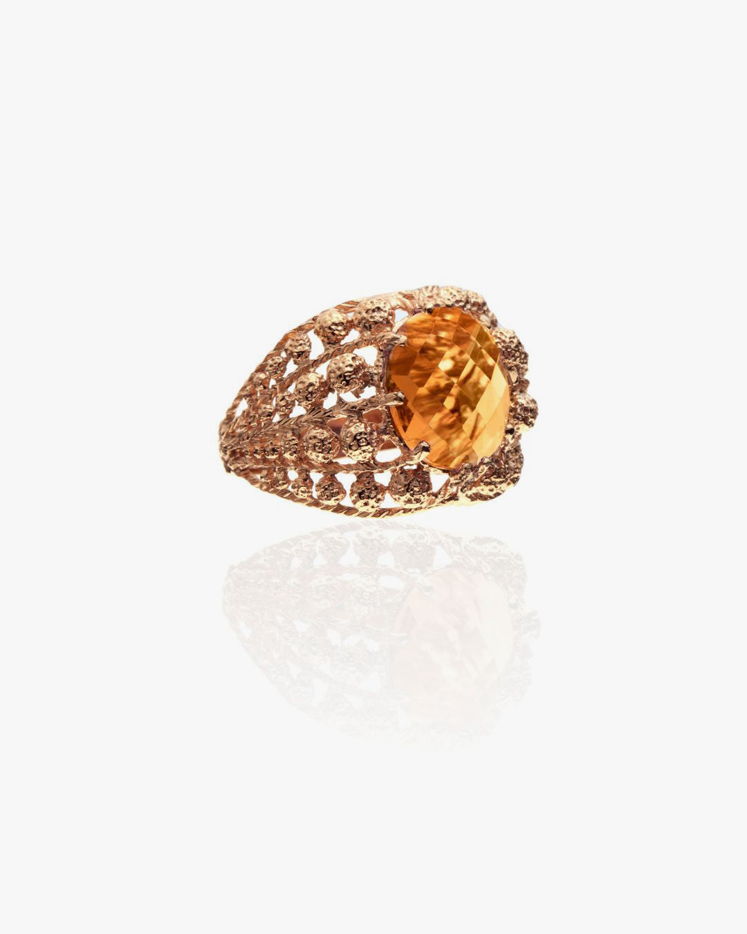 Bague Cenerentola or rose