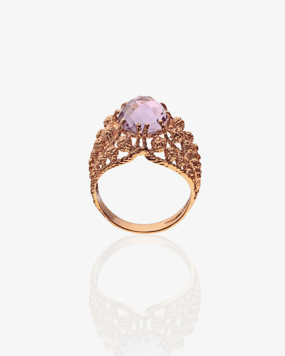Anello Cenerentola Oro Rosa