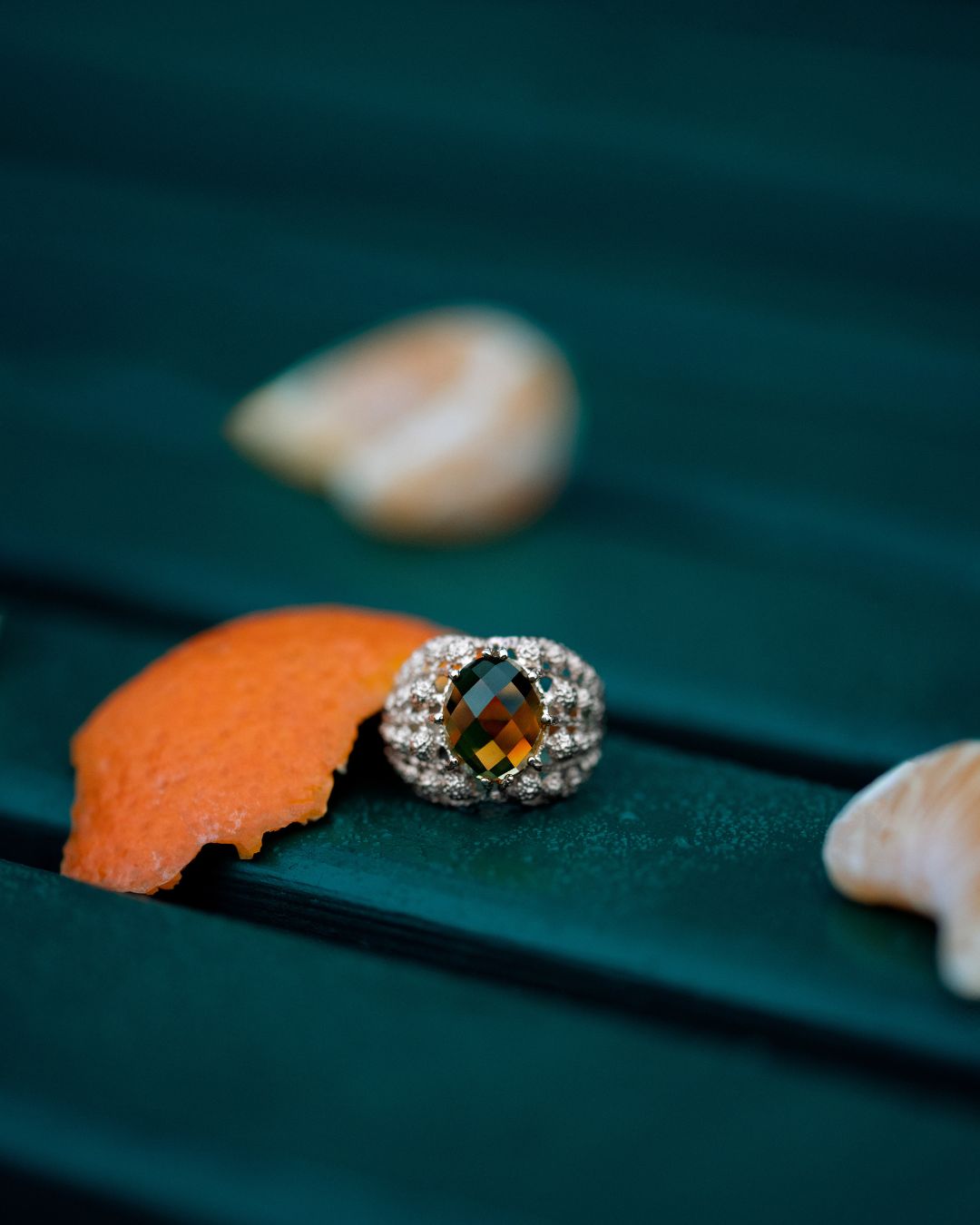Bague Cenerentola or rose